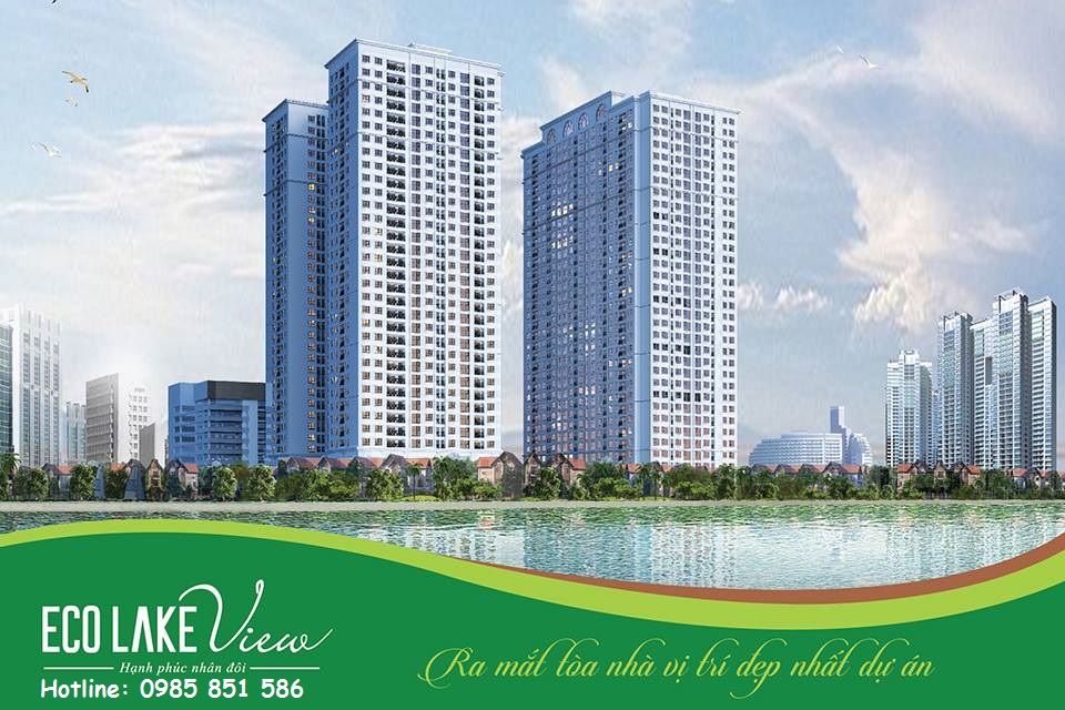 Chào bán tòa cuối HH3 – Tòa nhà đẹp nhất dự án Eco-Lake View